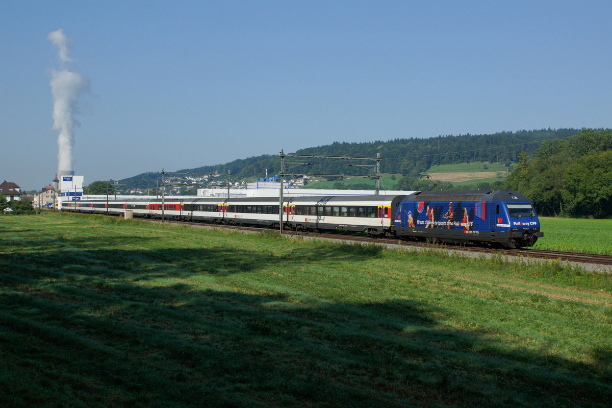 Schönenwerd, 19.08.2012, 10:00 SBB Re 460 050-8 10 Jahre Railaway 5.JPG